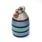 "Streifen grünblau"