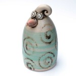 "Schnörkel auf Hellgrün"