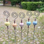 Garten-Stecker "bunt"
